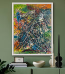 80 x 60 cm, Unikat, 'Villa Kunterbunt' (HW1-609) -  von Hagen Wieland