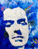 100 x 80 cm, Unikat, 'Jude Law' (UBI17-797) - Acrylgemälde von Ute Bivona