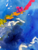 100 x 80 cm, Unikat, 'Jude Law' (UBI17-797) - Acrylgemälde von Ute Bivona