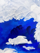 100 x 80 cm, Unikat, 'Jude Law' (UBI17-797) - Acrylgemälde von Ute Bivona