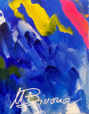 100 x 80 cm, Unikat, 'Jude Law' (UBI17-797) - Acrylgemälde von Ute Bivona