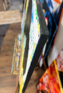 70 x 100 cm, Unikat, 'Stan & Ollie' (UBI17-798) - Acrylgemälde von Ute Bivona