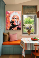 100 x 80 cm, Unikat, 'Billy Idol' (UBI17-795) - Acrylgemälde von Ute Bivona