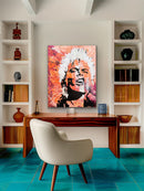 100 x 80 cm, Unikat, 'Billy Idol' (UBI17-795) - Acrylgemälde von Ute Bivona