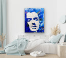 100 x 80 cm, Unikat, 'Jude Law' (UBI17-797) - Acrylgemälde von Ute Bivona