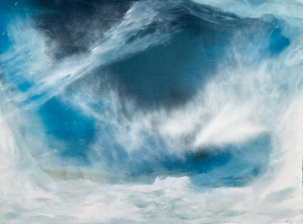 60 x 80 cm, Unikat, 'Heaven can wait' (HW1-790) - Acrylgemälde von Hagen Wieland