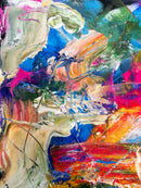 100 x 100 cm, Unikat, 'Wolverine' (UBI17-799) - Acrylgemälde von Ute Bivona