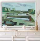 70 x 100 cm, Unikat, 'Landschaft mit Fischfutter' (TP4-459) - Acrylgemälde von Thomas Popp