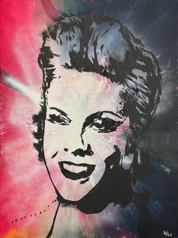 80 x 60 cm, Unikat, 'Pink' (HW1-803) - Acrylgemälde von Hagen Wieland