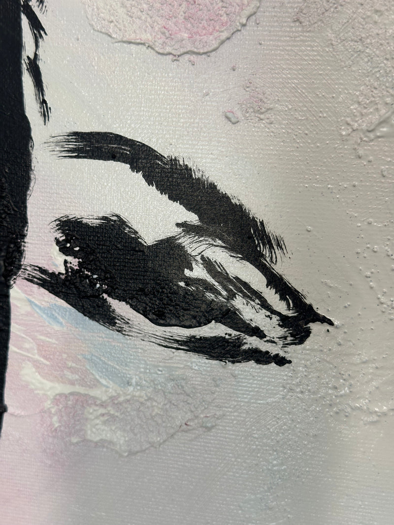 80 x 60 cm, Unikat, 'Pink' (HW1-803) - Acrylgemälde von Hagen Wieland