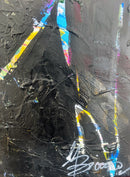 100 x 100 cm, Unikat, 'Wolverine' (UBI17-799) - Acrylgemälde von Ute Bivona