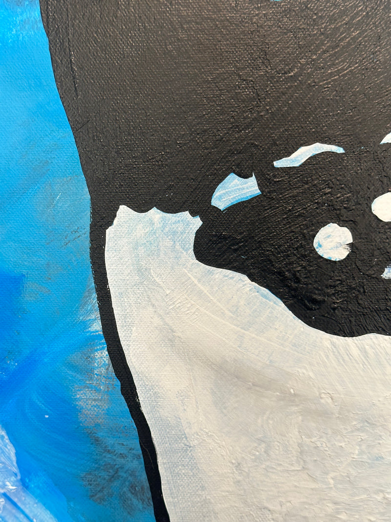 120 x 80 cm, Unikat, 'Charly' (HW1-805) - Acrylgemälde von Hagen Wieland