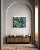 80 x 100 cm, Unikat, 'Silver Lining' (LPH26-667) - Acrylgemälde von C. F. Leipholz