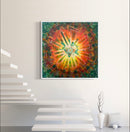 100 x 100 cm, Unikat, 'Burstout' (LPH26-668) -  von C. F. Leipholz