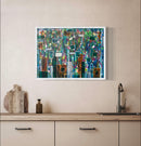 60 x 80 cm, Unikat, 'Spring Flower' (LPH26-674) - Acrylgemälde von C. F. Leipholz