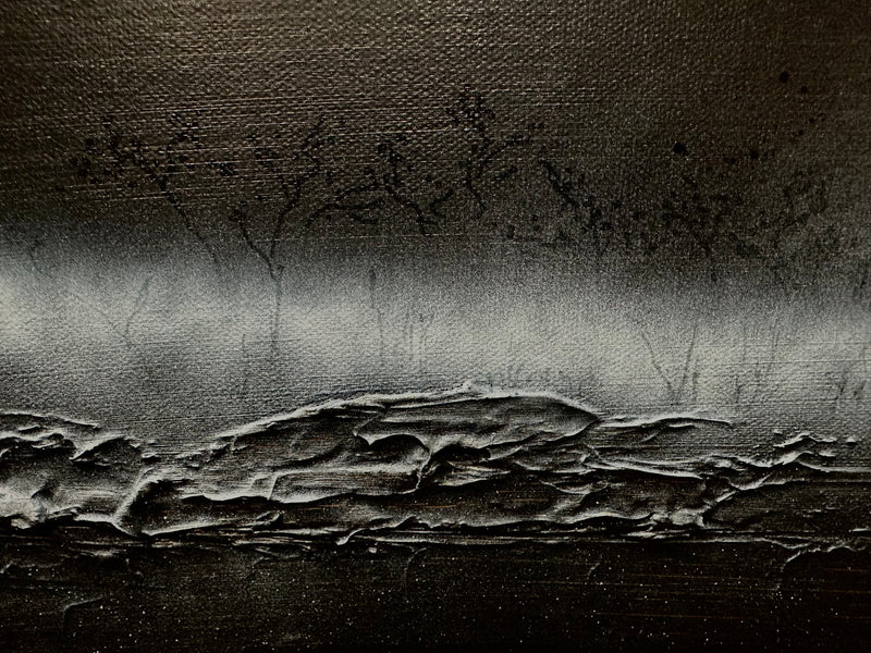 30 x 80 cm, Unikat, 'Winterwonderland 1' (HW1-825) -  von Hagen Wieland