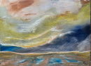 60 x 80 cm, Unikat, '5 Seen Land' (HW1-523) - Acrylgemälde von Hagen Wieland