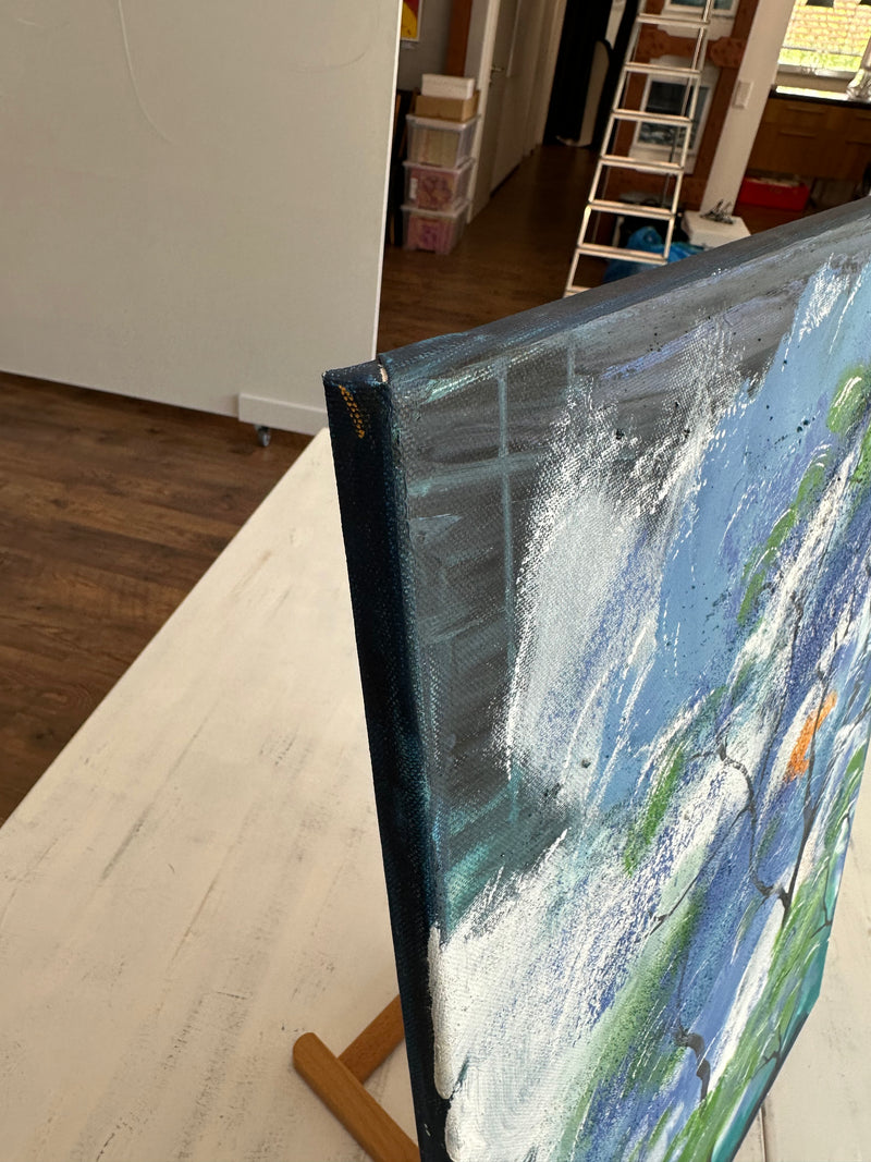 70 x 50 cm, Unikat, 'Kenia ' (KARO2-527) - Acrylgemälde von Karen Rohde