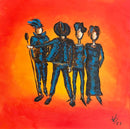 60 x 60 cm, Unikat, 'Jackson' (HW1-529) - Acrylgemälde von Hagen Wieland