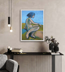 70 x 50 cm, Unikat, 'Badende (sich erhebend)' (TP4-466) -  von Thomas Popp