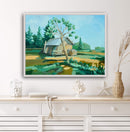 54 x 74 cm, Unikat, 'Hütte im Moos' (TP4-284) -  von Thomas Popp