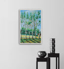 74 x 54 cm, Unikat, 'Pappeln' (TP4-286) -  von Thomas Popp