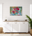 60 x 80 cm, Unikat, 'Der Teich' (HW1-522) - Acrylgemälde von Hagen Wieland