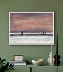 50 x 70 cm, Unikat, 'Frauen im Schnee' (JLB19-543) -  von Janus Lichtenberg