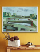 70 x 100 cm, Unikat, 'Landschaft mit Fischfutter' (TP4-459) - Acrylgemälde von Thomas Popp