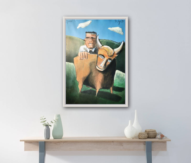74 x 54 cm, Unikat, 'Spezis' (TP4-289) -  von Thomas Popp