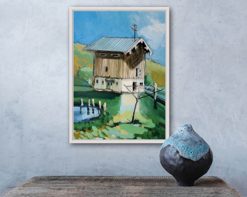 53 x 43 cm, Unikat, 'Wildholzen' (TP4-287) -  von Thomas Popp