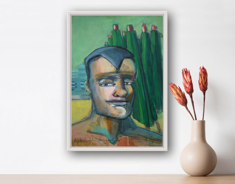 41 x 31 cm, Unikat, 'Mephistopheles' Sonnenschirme' (TP4-469) -  von Thomas Popp