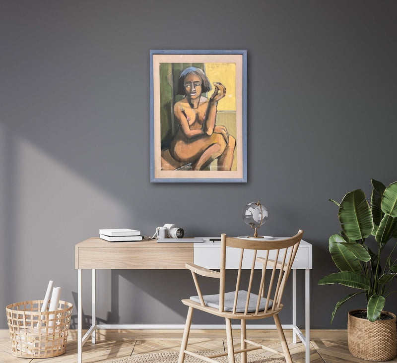 74 x 54 cm, Unikat, 'Badende 2' (TP4-292) -  von Thomas Popp