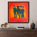 60 x 60 cm, Unikat, 'Jackson' (HW1-529) - Acrylgemälde von Hagen Wieland