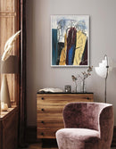 80 x 60 cm, Unikat, 'Trio' (JLB19-531) - Acrylgemälde von Janus Lichtenberg