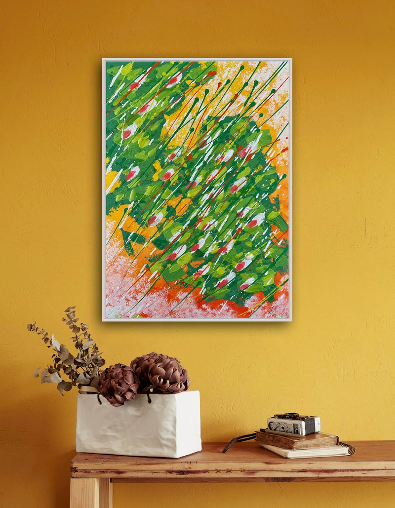 70 x 50 cm, Unikat, 'Frischer Frühlingswind' (HW1-651) -  von Hagen Wieland