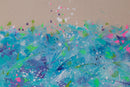 80 x 80 cm, Unikat, 'BLUE VELVET' (HEIN28-706) - Acrylgemälde von Carsten Heine