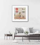 56 x 56 cm, Unikat, 'Das ist keine Regenwolke' (KATR11-326) -  von Katharina Reusch