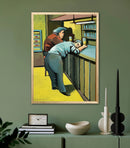 70 x 50 cm, Unikat, 'Alles klar an der Bar' (TP4-559) - Acrylgemälde von Thomas Popp