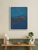 80 x 60 cm, Unikat, 'Stille Wasser' (KARO2-517) - Acrylgemälde von Karen Rohde