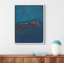 80 x 60 cm, Unikat, 'Stille Wasser' (KARO2-517) - Acrylgemälde von Karen Rohde