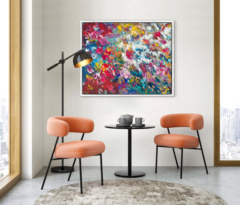 80 x 100 cm, Unikat, 'Freudentanz' (UBI17-783) -  von Ute Bivona
