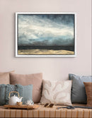 50 x 70 cm, Unikat, 'Meer ohne Mönch (nach C.D.F)' (HW1-788) - Acrylgemälde von Hagen Wieland