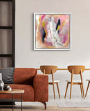 80 x 80 cm, Unikat, 'Im Hier und Jetzt' (HW1-789) - Acrylgemälde von Hagen Wieland