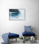 100 x 70 cm, Unikat, 'Brandung' (HW1-792) - Acrylgemälde von Hagen Wieland