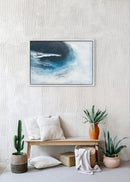 100 x 70 cm, Unikat, 'Brandung' (HW1-792) - Acrylgemälde von Hagen Wieland