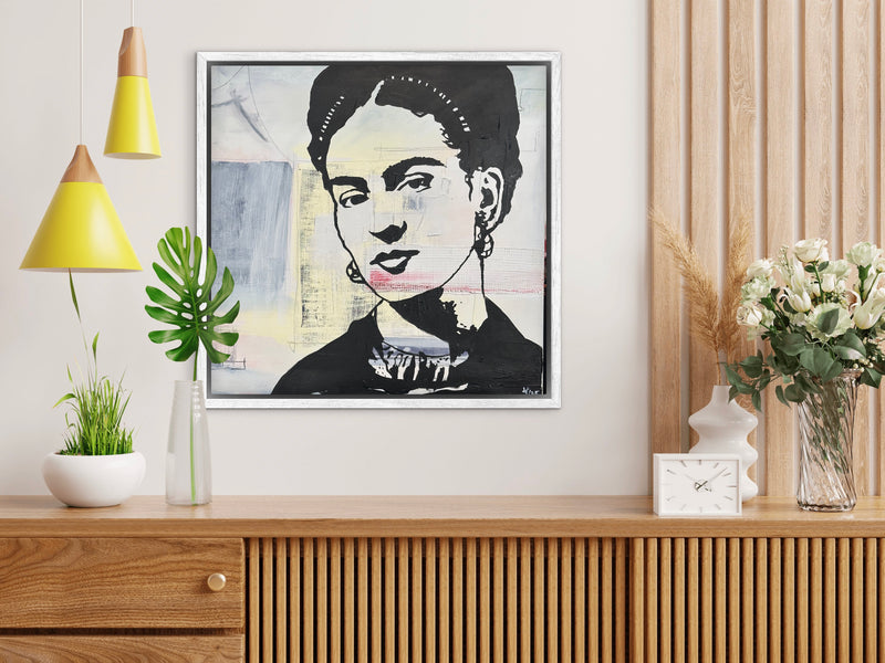 60 x 60 cm, Unikat, 'Frida' (HW1-804) - Acrylgemälde von Hagen Wieland