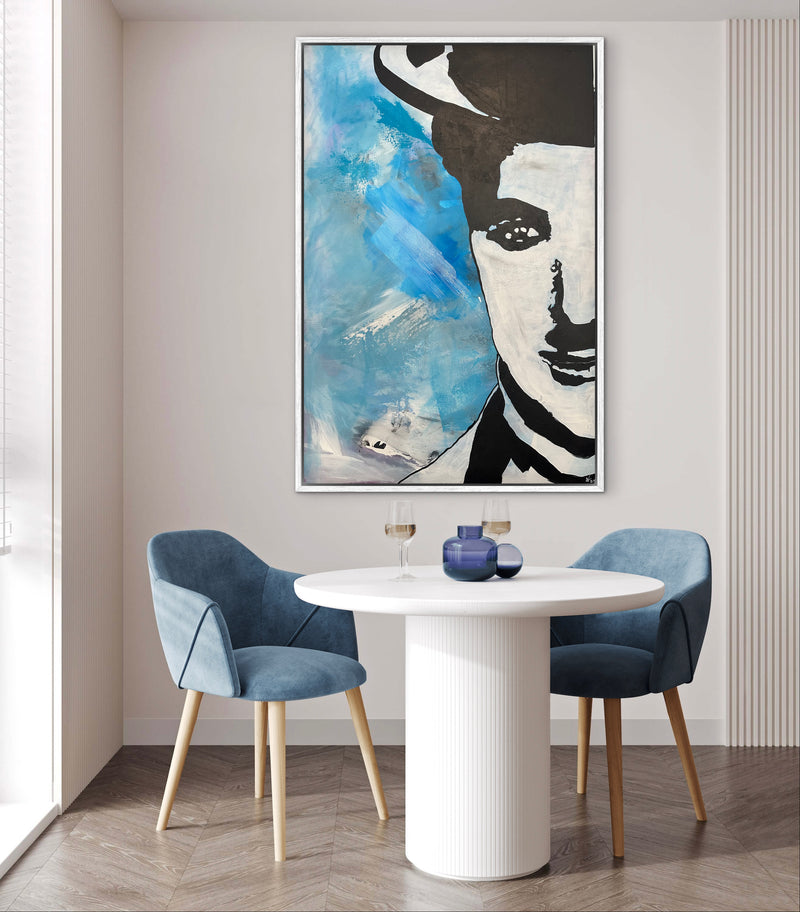 120 x 80 cm, Unikat, 'Charly' (HW1-805) - Acrylgemälde von Hagen Wieland