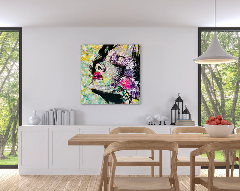 100 x 100 cm, Unikat, 'Donna' (UBI17-821) -  von Ute Bivona