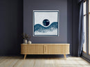 100 x 100 cm, Unikat, 'Welle' (HW1-830) -  von Hagen Wieland